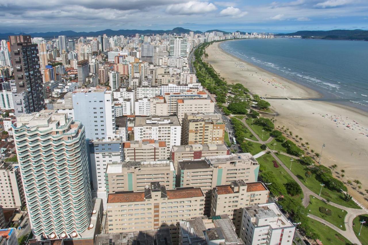 Apartmán Estanconfor Santos Com Vista Mar 6 Ac Garagem Alto 17º Andar Exteriér fotografie